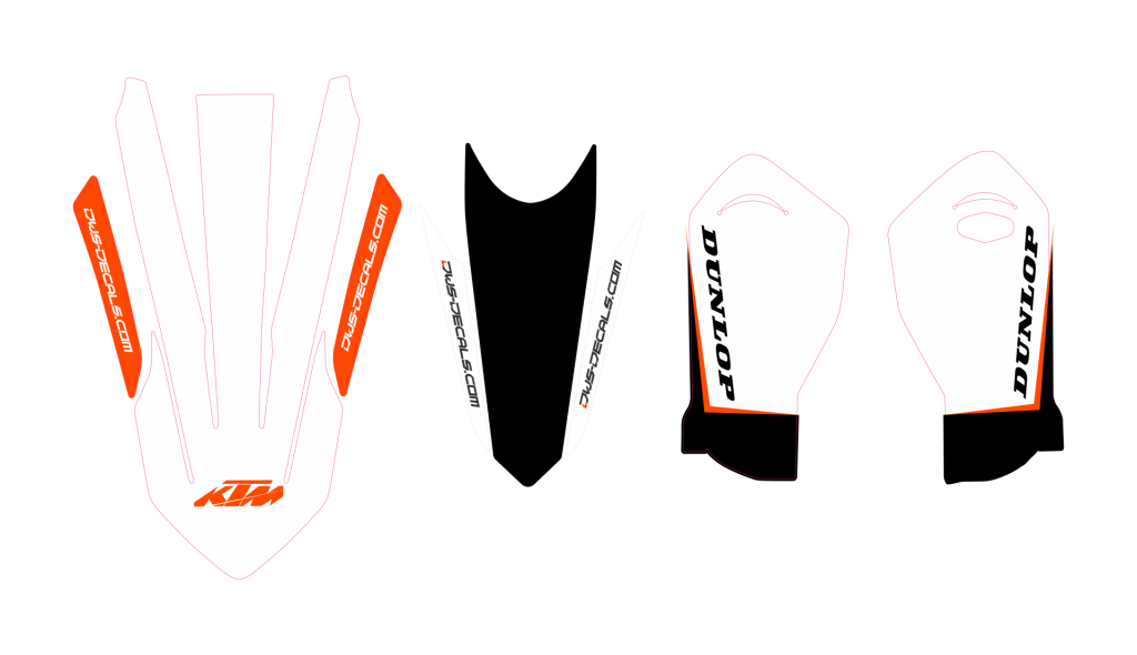 KTM SX SX-F 125/150/250/350/450 2019-2022  TRIMSET MODEL 39