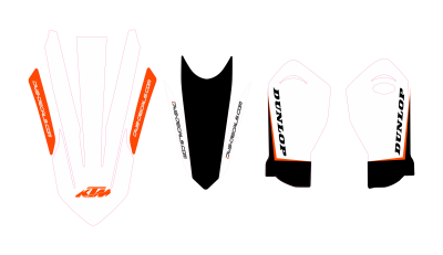 KTM SX SX-F 125/150/250/350/450 2019-2022  TRIMSET MODEL 39