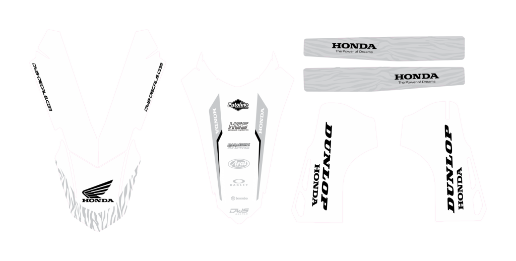 Honda CRF 250 2022 / Honda CRF 450 2021 2022 Trimset model 8