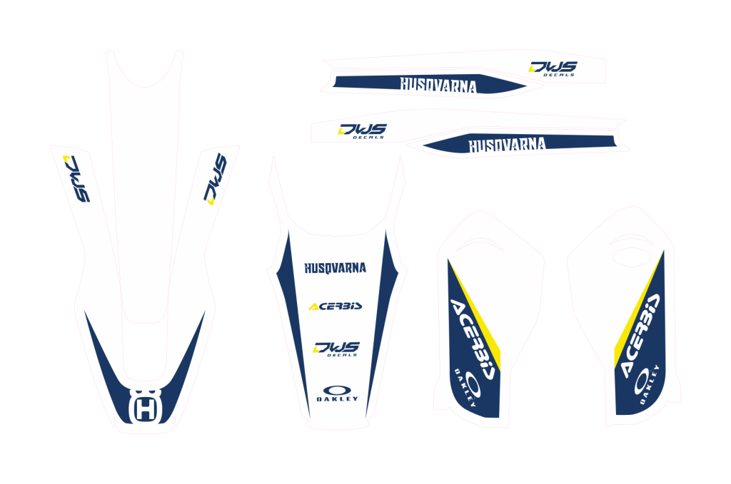 Husqvarna TC FC 125 250 350 450 - 2019 2022 Trimset model 24