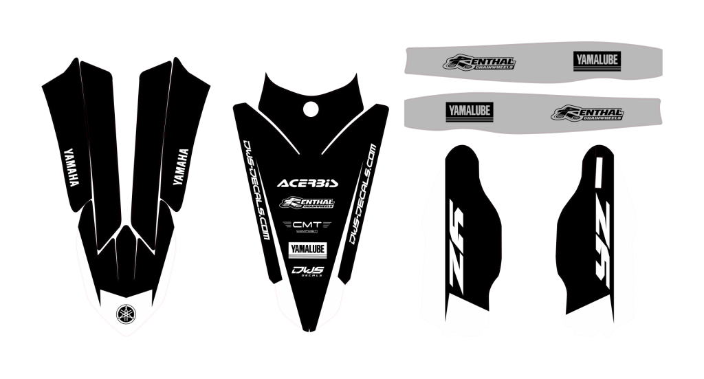 YAMAHA YZF 250 4T 2019-2022 YAMAHA YZF 450 4T 2018 - 2022 Trimset Model 8