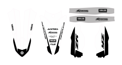 YAMAHA YZF 250 4T 2019-2022 YAMAHA YZF 450 4T 2018 - 2022 Trimset Model 9