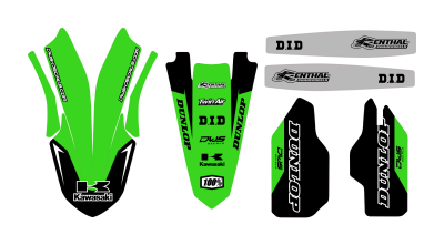 Kawasaki KXF 450 2019 2022 Trimset model 4