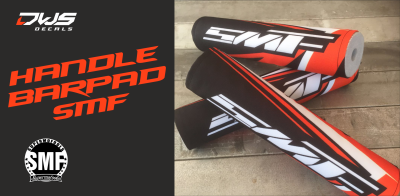 handlebarpad stuurrol supermofools SMF DWS decals