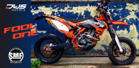 Comlete decal set complete stickerset SMF supermofools KTM EXC 125 250 350 450 500 2014 2015 2016 fool one