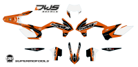 Comlete decal set complete stickerset SMF supermofools KTM EXC 125 250 350 450 500 2014 2015 2016 fool one