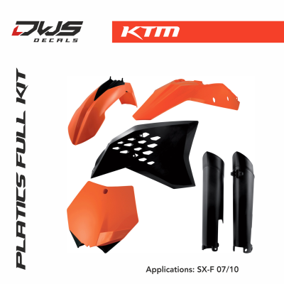 KTm plastics acerbis SX-F 2007 2008 2009 2010 dws decals