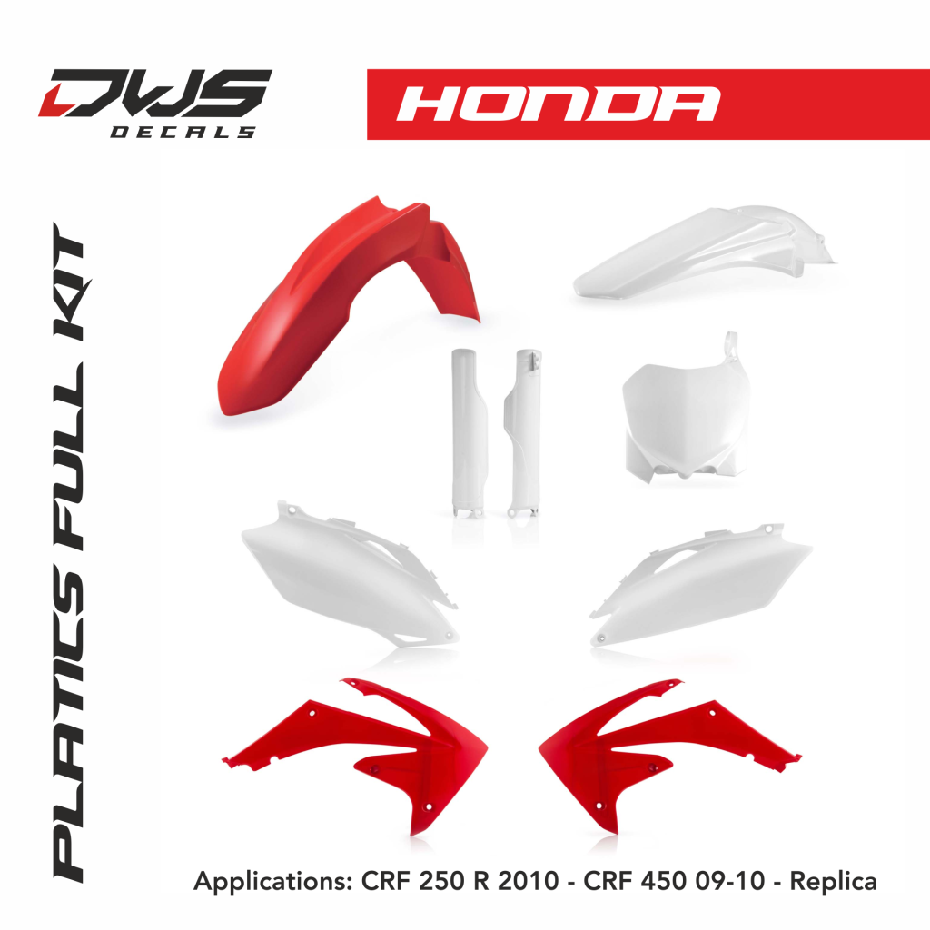 Honda Plastics CRF 250 R 2010-2013 CRF 450 2009/2012 Replica