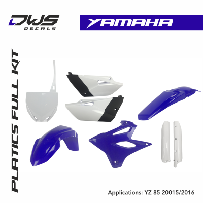 Yamaha plastics YZ  85 2015 2016 dws decals acerbis