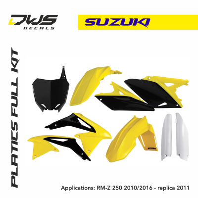 Suzuki Plastics RM-Z 250 2010/2017 Replica 2011
