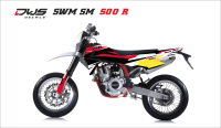 SWM SM supermoto supermotard 500R complete stickerset 2016 motor