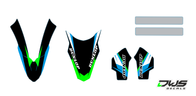 Trimset Kawasaki Plastics KX 85/100 2014/2016 model 2