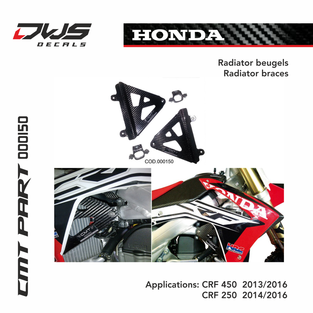 Honda CMT Radiator braces