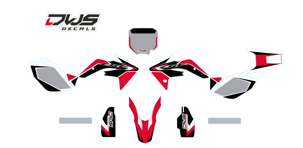 Complete stickerset CRF honda 150 2011 Decals dekor design graphics aufklebe stickerset nummerset dws mx graphix