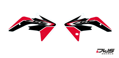 Radiaset Honda CRF 150 2011 Decals dekor design graphics aufklebe stickerset nummerset dws mx graphix