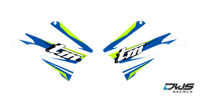 Radiaset TM 4T 2015 2016 2017 Decals dekor design graphics aufklebe stickerset nummerset dws mx