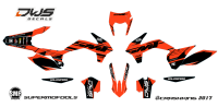 Supermofools SMF Crashking 2017 KTM EXC 125 250 350 450 500 2014 2015 20016 DWS decals decore graphics graphix