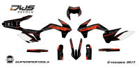 Supermofools SMF Teebee 2017 KTM EXC 125 250 350 450 500 2014 2015 20016 DWS decals decore graphics graphix