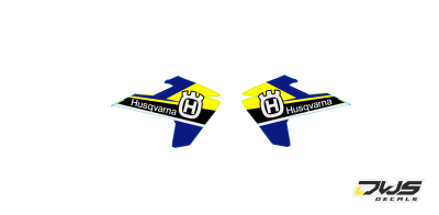 radia set radia scoops stickerset TC 50 husqvarna 2017 2018 dws decals graphics grahics aufklebe decore number decals nummerset