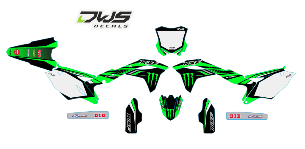 Kawasaki KXF 250 2017-2020 Set Model 2