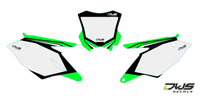 Nummerset Kawasaki KXF 250 2017 2018 Model 2