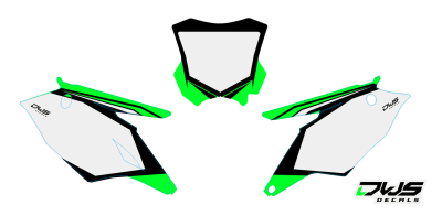 Nummerset Kawasaki KXF 450 2016 2017 2018 Model 2