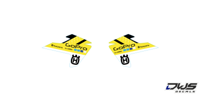 Radiaset Radiatorscoops TC 50 husqvarna 2017 2018 dws decals graphics grahics aufklebe decore number decals nummerset front fender rear fender side panels fork protectors gelb fluo yellow geel 