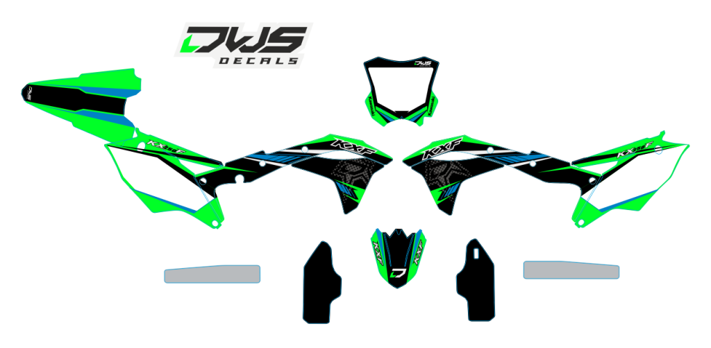 Kawasaki KXF 250 2017-2020 Set Model 3