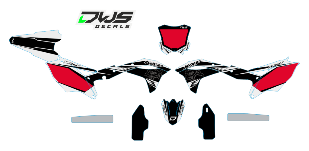Kawasaki KXF 250 2017-2020 Set Model 4
