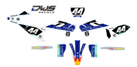 Complete Stickerset Husqvarna TC 125 FC 250 350 450 FS 450 2016 Decals dekor decore design graphics aufklebe stickerset nummerset dws mx