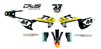 Complete Stickerset Husqvarna TC 125 FC 250 350 450 FS 450 2016 Decals dekor decore design graphics aufklebe stickerset nummerset dws mx